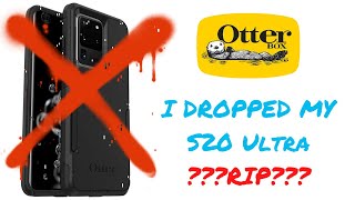 DROPPED my S20 Ultra w/OtterBox Commuter Case - Did it survive?