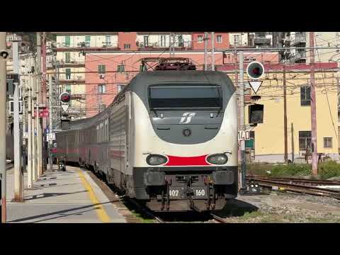 GLI ULTIMI SERVIZI PASSEGGERI DELLE E402B A TRENITALIA…