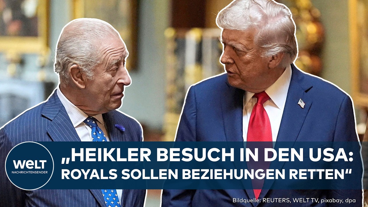 USA: "Es gibt deutlich weniger direkten Kontakt mit Öffentlichkeit!" König Charles besucht Trump!