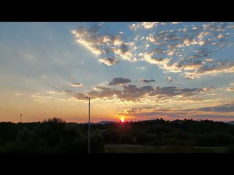 Зајдисонце, Штип, Македонија - Sunset, Shtip, Macedonia.