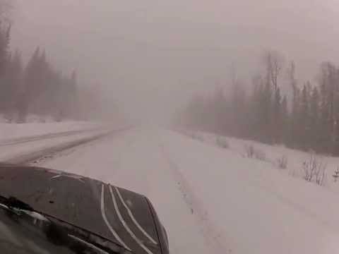 Bad weather in Kotlas