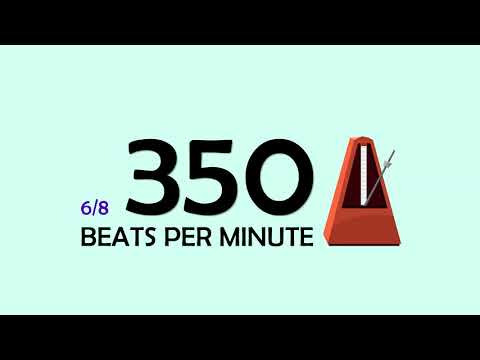 350 BPM 6/8 Metronome