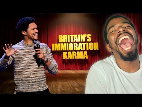 American Reacts to Trevor Noah: Why Britain Can't Complain About Immigration (Hilarious)