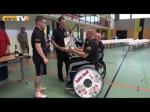 In Zschorlau wird Rollstuhlbasketball gespielt