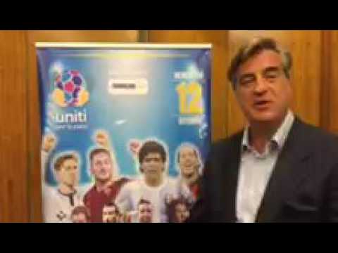 Max Tortora telecronista della partita #unitiperlapace