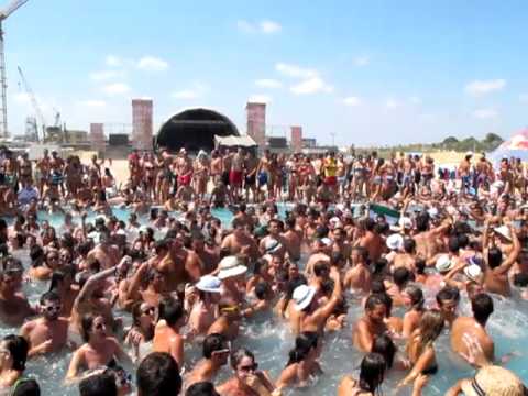 Flamashop Pool Party III Arenal Sound Festival 2012 ... SWAGG !!!