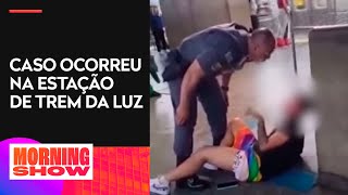 Mulher é agredida com tapa no rosto por PM