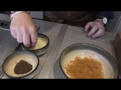 Contreras prepares a signature dish at Hoze in Gothenburg, Sweden