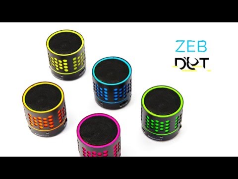 Dot â€“ portable bluetooth speaker in 5 neon colors