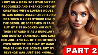 I Put On A Mask So I Wouldn’t Be Recognized And Sneaked Into My Cheating Wife’s Lover's House...
