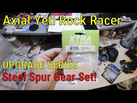 Axial Yeti Upgrade Series - Part 4 - Xtra Speed 56T Steel Spur Gear Set