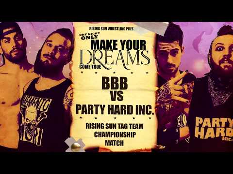 Rising Sun Tag Team Titles: BBB (Mirko Mori & Nick Lenders) vs. Party Hard Inc (Riot & Trevis)