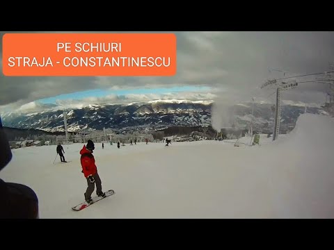 La schi in STRAJA - Coborare pe Partia Constantinescu (Partia 3) #schi