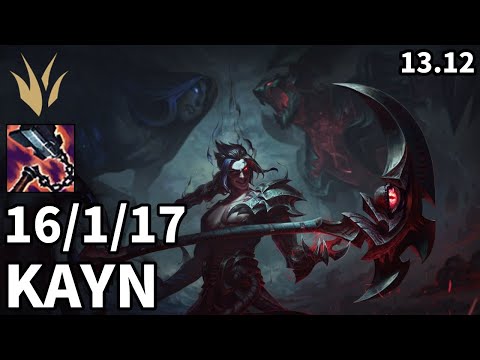 Kayn Jungle vs Gragas - EUW Master | Patch 13.12