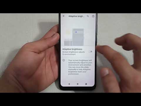 Moto g13 mein adaptive brightness disable Karen, Moto g13 adaptive brightness setting