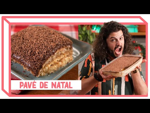 PAVÊ GELADO DE CHOCOLATE 🍫  COM CREME | Receitas de Natal | Mohamad Hindi
