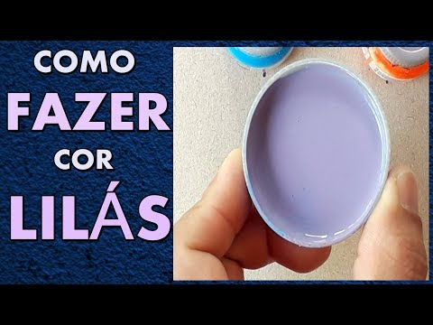 How to Make Lilac Color - Color Mixing Step by Step