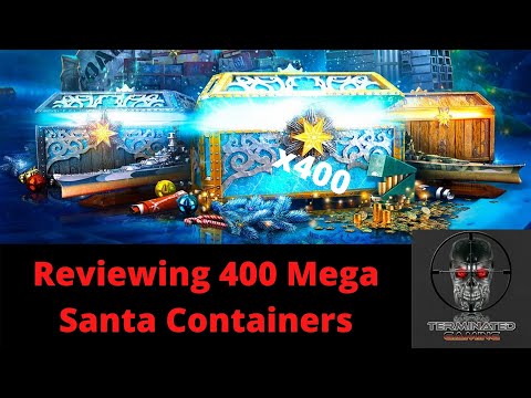I Opened 400 Mega Santa Containers in World of Warships and This is What I Got