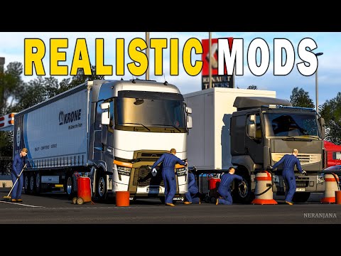 Top 10 Realistic Mods for ETS2 1.53 - Euro Truck Simulator 2