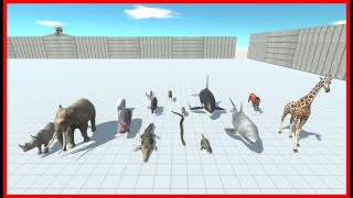 REALISTIC ANIMALS VS FACTIONS - ANIMAL REVOLT BATTLE SIMULATOR