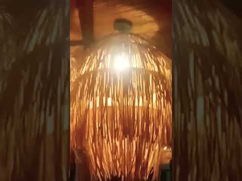 Bamboo Cane Chandelier by M.K Lighting