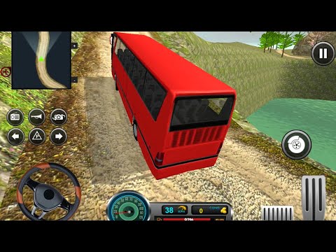 Uphill Offroad Bus Driving Simulator - Android Gameplay #1