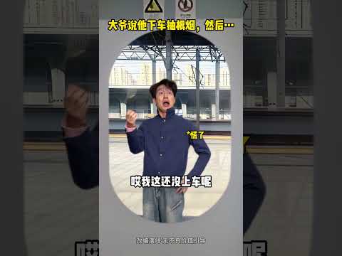 这一下给大爷气成孙子了#一人分饰多角#高铁禁烟#搞笑#爽文
