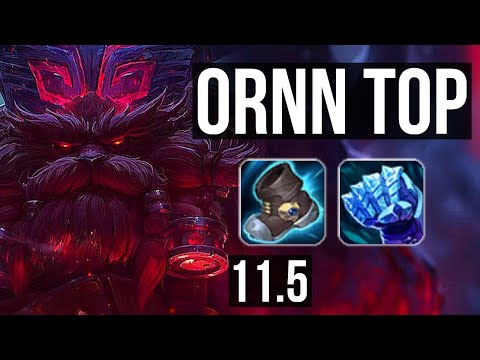 ORNN vs TEEMO (TOP) | 5/0/1, 1000+ games, 1.6M mastery | BR Grandmaster | v11.5