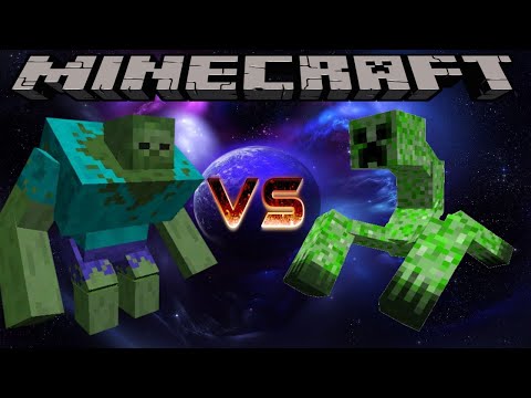 MUTANT ZOMBIE VS MUTANT CREEPER - MINECRAFT 1.16.3 (MOB BATTLE)