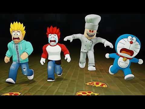 Escaping Papa Pizza’s Pizzeria Shop In Roblox 🍕🍕