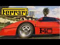 1987 Ferrari F40 1.1.2 для GTA 5 видео 5