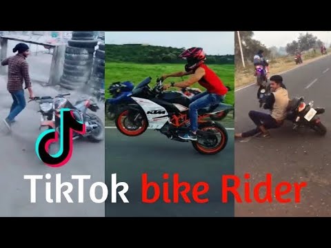 TIK TOK BIKE RIDE !! SKILLS AND STUNT .... CRAZYRACER❤