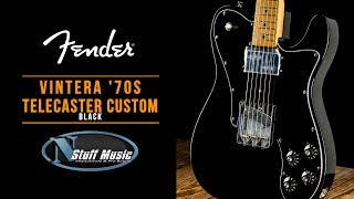 Video thumbnail for The ALL-NEW Fender Vintera '70s Telecaster Custom - In-Depth Demo! by N Stuff Music