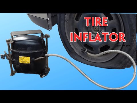 I turn fridge compressor into tire pump | Electronic ideas