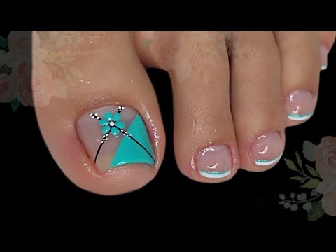 UÑAS PARA  PIES DECORADAS  /UÑAS SENCILLAS Y BONITAS 💅🦶😍