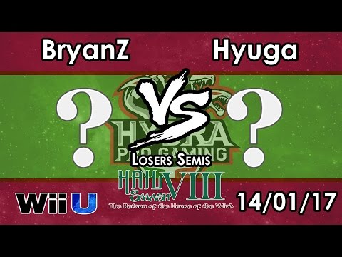 Hail Smash VIII - HY | BryanZ (Random) Vs. Hyuga (Random) - Losers Semis - Smash 4