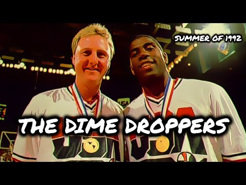 10 Minuten lang lassen LARRY BIRD und MAGIC JOHNSON die Bälle für das US-amerikanische DREAM TEAM...