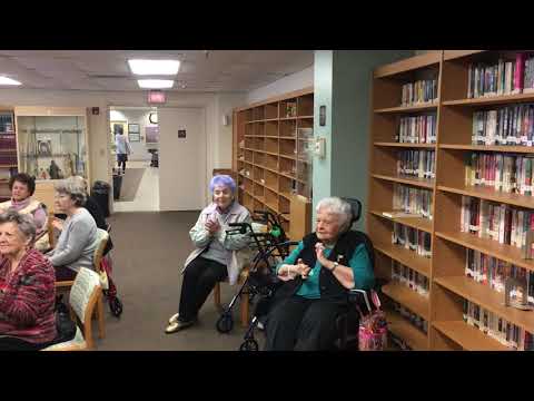 Holly sings Chag Purim at Goldeberg Towers - Purim 2019