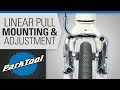 Brake Caliper Mounting Adjustment Linear Pull V Brake