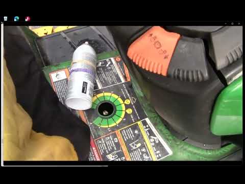 John Deere Mower deck dial depth knob fix repair replace