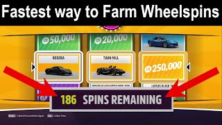 Forza Horizon 5 - The NEW BEST way to Farm Super Wheelspins! (How to get Wheelspins Tutorial)