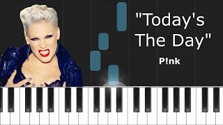 Pink - &#39;&#39;Today&#39;s The Day&#39;&#39; (Ellen Show Theme Song) Piano Tutorial - Chords - How To Play - Cover