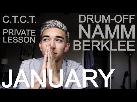 Brandon Scott - January (CTCT, Drum-Off, Private Lesson, NAMM, Audition)
