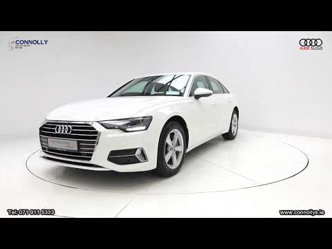 CMG AUDI SLIGO: DK19YPC Audi A6 40 Sport 2.0TDI S-tronic Auto 204BHP  Ibis White / Black Leather