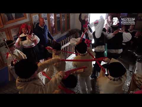 Fašank Strání - mečový tanec Pod šable