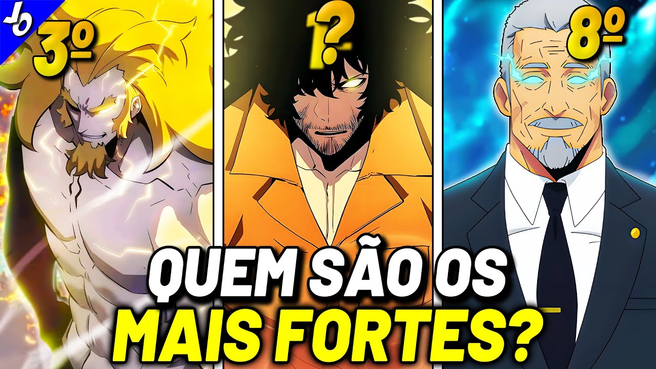 OS 10 CAÇADORES MAIS FORTES DE SOLO LEVELING DO MAIS FRACO AO MAIS FORTE