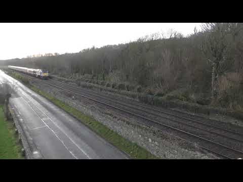 NI Railways 201 Class Loco 209 + Enterprise Train - The Lady’s Stairs (17/1/20)