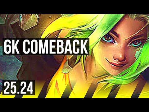 ZERI & Yuumi vs CAITLYN & Milio (ADC) | 6k comeback | EUW Master | 25.24