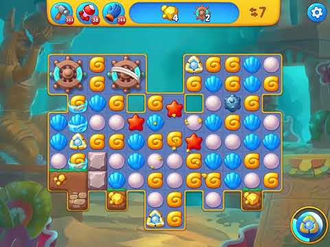 Fishdom level 5864 no boosters フィッシュダム ノーマル [Friend's]