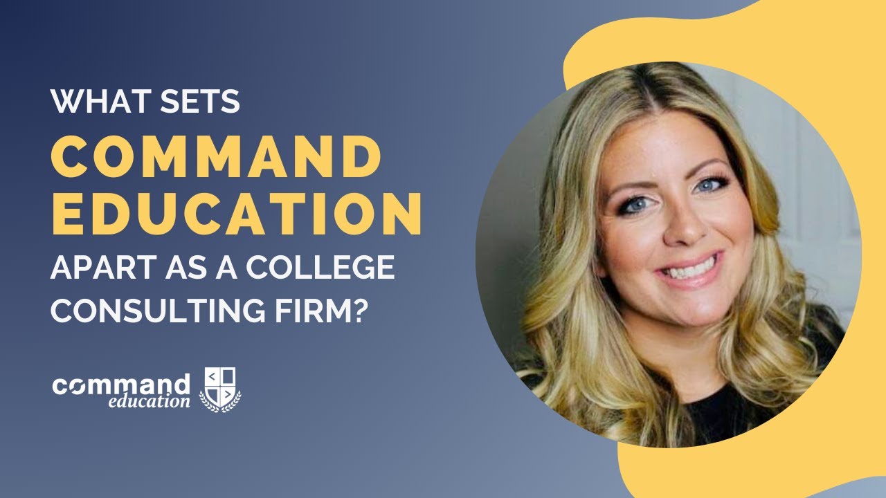 What sets Command Education apart as a college consulting firm?